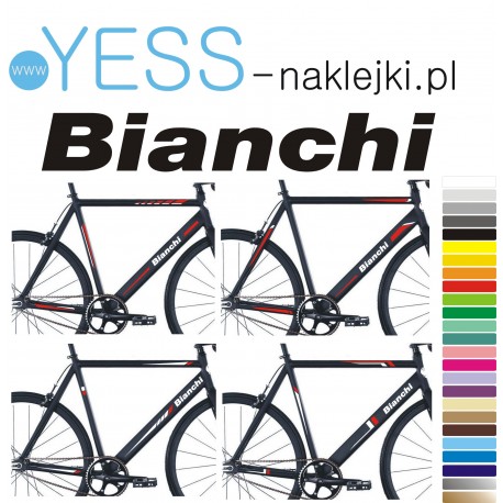 BIANCHI naklejki na rower szosowy  Dogma,  Zolder, Via Nirone, C-Sport, Sprint ICR,  Impulso, Oltre, Arcadex,  Infinito, Special