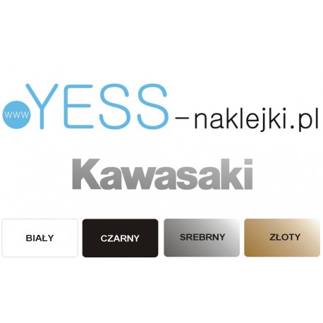 KAWASAKI   naklejki tuningowe na motocykl skuter, samochód , quad, kask, owiewka, na zadupek, TUNING Motoryzacja - YESS Naklejki
