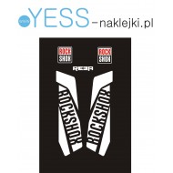 REBA ROCK SHOX naklejki zamienniki na amortyzator widelec  YESS Naklejki