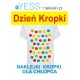 Dzień Kropki kolorowe naklejki na koszulke t-shirt dla chłopca