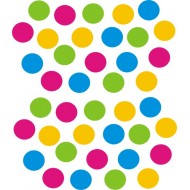 Dzień Kropki kolorowe naklejki kropki na koszulke t-shirt dla dziewczynki  YESS Naklejki