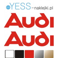 AUDI  LOGO Naklejki Tuningowe na drzwi na Samochód  A4 A5 A6 A7 A8 Q3 Q5 Q7 Q8 TT YESS Naklejki