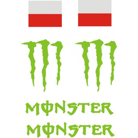 Flaga Polski Monster Energy  13-16