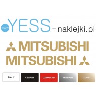 MITSUBISHI MOTORS złote naklejki na  samochód TUNING YESS Naklejki