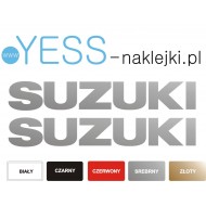 SUZUKI 40cm srebrne naklejki tuningowe na motocykl samochód   YESS Naklejki