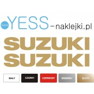 SUZUKI 40cm złote naklejki tuningowe na motocykl samochód   YESS Naklejki