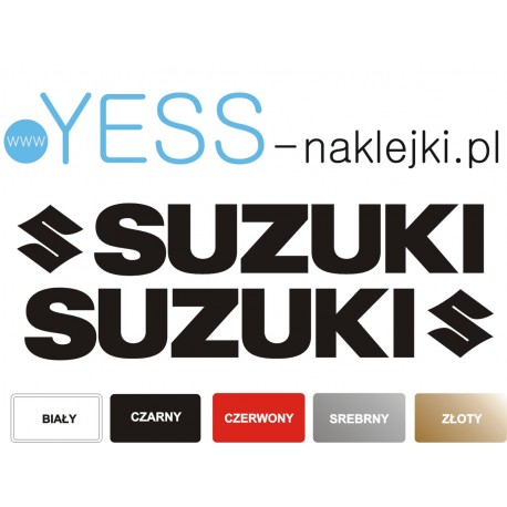 SUZUKI 40cm  naklejki tuningowe na motocykl samochód   YESS Naklejki