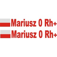 Flaga Polski Imię Nazwisko Grupa Krwi