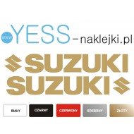 SUZUKI 40cm złote naklejki tuningowe na motocykl samochód   YESS Naklejki