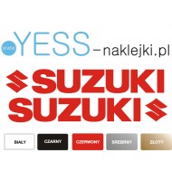 SUZUKI 40cm czerwone naklejki tuningowe na motocykl samochód   YESS Naklejki