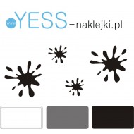 KLEKS Maskujący, PLAMA na zarysowania, naklejki na samochód, rysę, wgniecenie, odprysk,  na Samochód, na Motocykl  YESS Naklejki