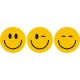 DZIEŃ UŚMIECHU 3szt Naklejka BUŹKA UŚMIECH SMILE EMOTKA