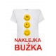 Naklejka DZIEŃ UŚMIECHU, BUŹKA, SMILE, EMOTKA, 7cm naklejka na koszulke t-shirt YESS Naklejki