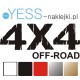 4x4 naklejki tuningowe na samochód terenowy Jeep Toyota Honda  Nissan Suzuki Subaru Mitsubishi Off Road 4x4 YESS Naklejki