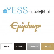 Epiphone naklejki na gryf, naklejki na gitarę, naklejki na główkę gitary - YESS Naklejki