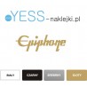Epiphone naklejki na gryf, naklejki na gitarę, naklejki na główkę gitary - YESS Naklejki