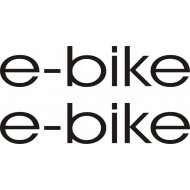 E-BIKE  naklejki na rower elektryczny