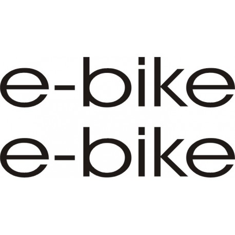 E-BIKE  naklejki na rower elektryczny