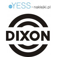 DIXON naklejka na naciąg perkusja bęben - YESS Naklejki