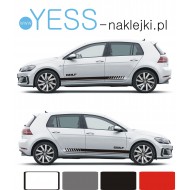 VOLKSWAGEN  GOLF  Naklejki Pasy Boczne 180cm na Samochód Tuning  YESS Naklejki