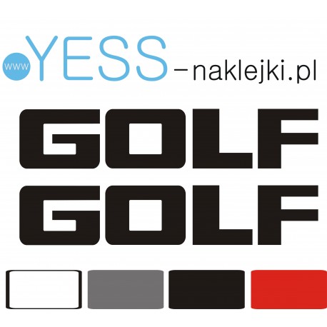 VOLKSWAGEN  GOLF  Naklejki Pasy Boczne 180cm na Samochód Tuning  YESS Naklejki