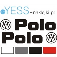 VOLKSWAGEN POLO naklejki na samochód / drzwi