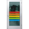 Kolorowe Pasy dekoracyjne 5szt, folia samoprzylepna, naklejki na szybę, drzwi, okno