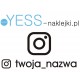  instagram twoja naklejka, Insta twoja naklejka, instagram twoja nazwa,  instagram twój napis,  instagram naklejka na samochód