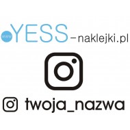  instagram twoja naklejka, Insta twoja naklejka, instagram twoja nazwa,  instagram twój napis,  instagram naklejka na samochód
