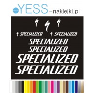 SPECIALIZED S-WORKS naklejki zastępcze na rower damski, męski, gravel, górski, mtb, szosowy, trekkingowy, miejski - YESS Naklejk