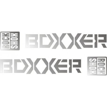 BOXXER ROCK SHOX naklejki na amortyzator widelec rower