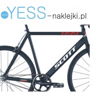 SCOTT 899 naklejki zastępcze na rower damski, rower męski, gravel, górski, mtb, szosowy, trekkingowy, miejski - YESS Naklejki
