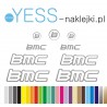 BMC naklejki zastępcze na rower damski, męski, gravel, górski, mtb, szosowy, trekkingowy,  - YESS Naklejki.pl