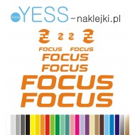 FOCUS naklejki zastępcze na rower damski, męski, gravel, górski, mtb, szosowy, trekkingowy, miejski - YESS Naklejki