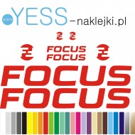FOCUS naklejki zastępcze na rower damski, męski, gravel, górski, mtb, szosowy, trekkingowy, miejski - YESS Naklejki