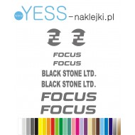 FOCUS naklejki zastępcze na rower damski, męski, gravel, górski, mtb, szosowy, trekkingowy, miejski - YESS Naklejki