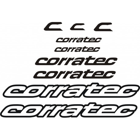 CORRATEC  naklejki zastępcze na rower damski, męski, gravel, górski, mtb, szosowy, trekkingowy, miejski - YESS Naklejki