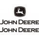 John Deere naklejki, zestaw naklejek kosiarka traktorek ogrodowy - YESS Naklejki.pl