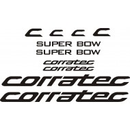 CORRATEC SUPER BOW naklejki zastępcze na rower damski, męski, gravel, górski, mtb, szosowy, trekkingowy, miejski - YESS Naklejki
