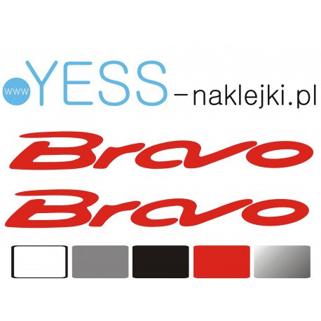 Fiat BRAVO Naklejki na samochód na drzwi, TUNING motoryzacyjny  YESS Naklejki.pl