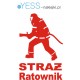 STRAŻ POŻARNA STRAŻAK OSP RATOWNIK naklejka hobby na samochód YESS Naklejki.pl