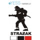 STRAŻ POŻARNA STRAŻAK naklejka hobby na samochód YESS Naklejki.pl