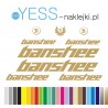 BANSHEE LOGO naklejki na rower  męski, gravel, górski, mtb, szosowy, trekkingowy, BANSHEE  YESS Naklejki.pl