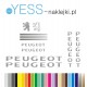 PEUGEOT naklejki zastępcze na skuter, rower damski, męski, gravel, górski, mtb, szosowy, trekkingowy, miejski - YESS Naklejki.pl