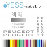 PEUGEOT naklejki zastępcze na skuter, rower damski, męski, gravel, górski, mtb, szosowy, trekkingowy, miejski - YESS Naklejki.pl