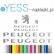 PEUGEOT naklejki zastępcze na rower, skuter, YESS Naklejki.pl