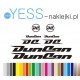 DUNCON naklejki  na rower zjazdowy, gravel, górski, mtb, szosowy, trekkingowy - YESS Naklejki.pl