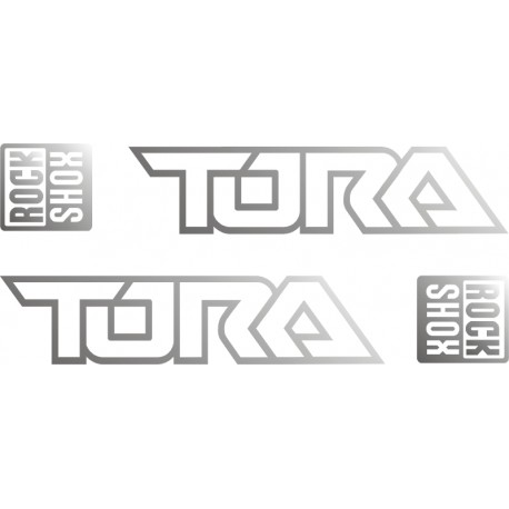 TORA ROCK SHOX naklejki na amortyzator widelec rower