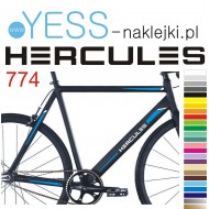 HERCULES  naklejki na rower, Crossowy, gravel, górski, mtb, szosowy, trekkingowy, zjazdowy,  YESS-Naklejki.pl