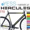 HERCULES  naklejki na rower, Crossowy, gravel, górski, mtb, szosowy, trekkingowy, zjazdowy,  YESS Naklejki.pl